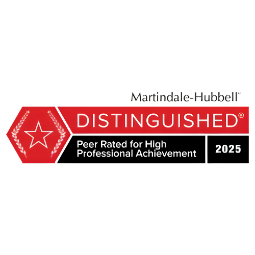 Martindale-Hubbell Peer Rated for High Professional Achievement Logo